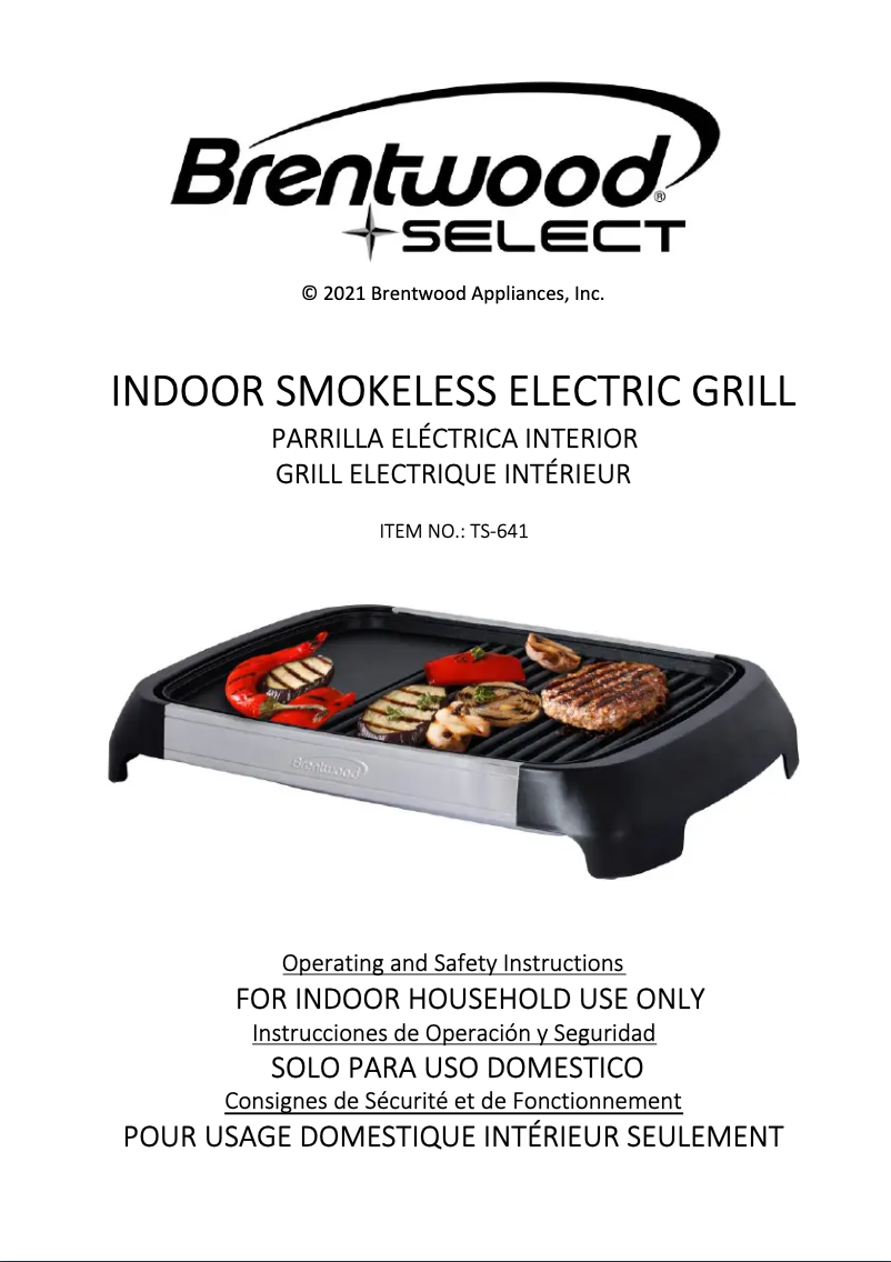 Image de la première page du manuel de l'appareil TS-641