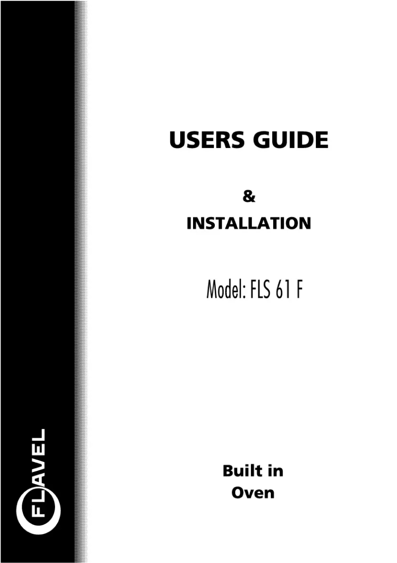 First page image of the manual for FLS61F