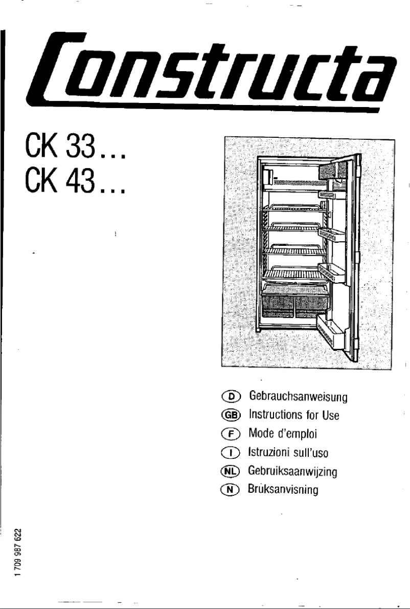 First page image of the manual for CK40060