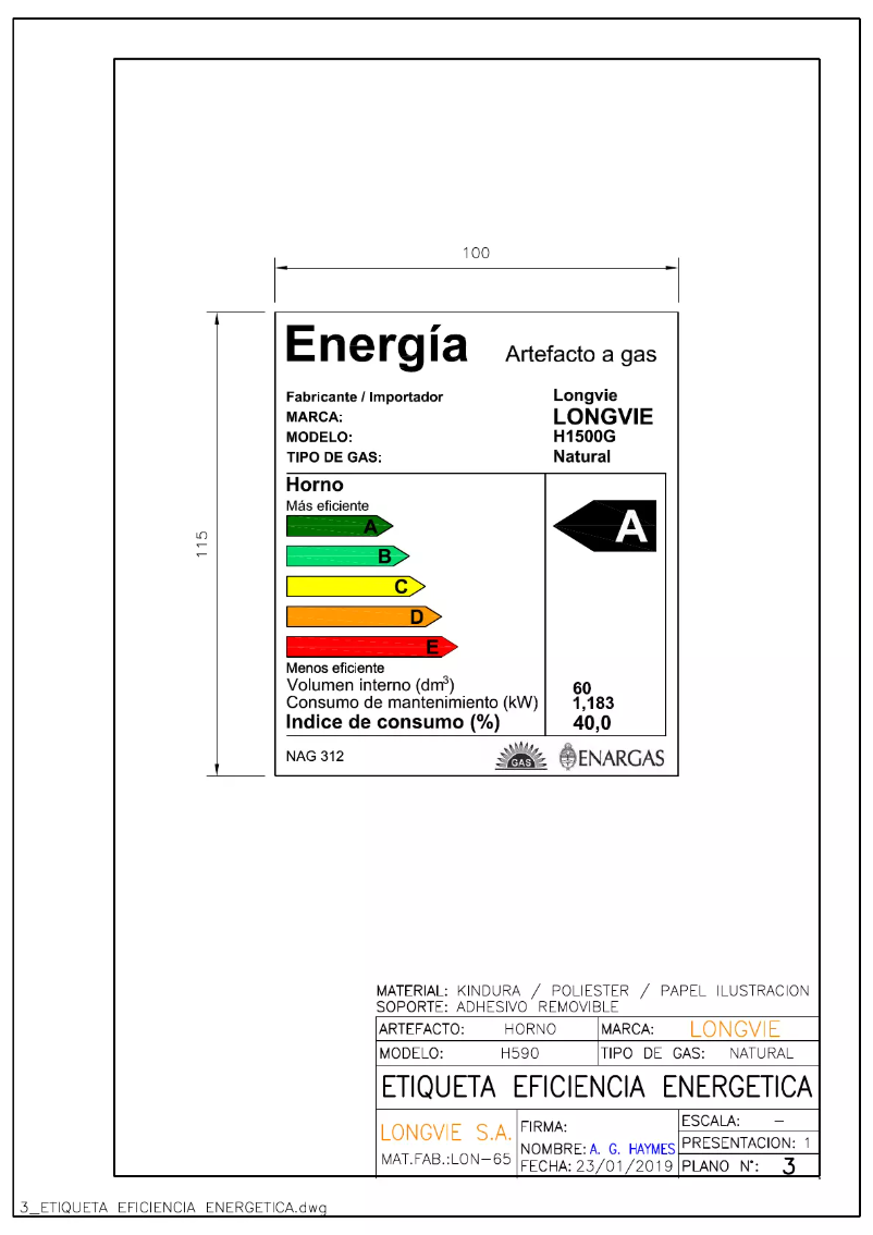 Page 1 of the manual User Manual Longvie H1500G