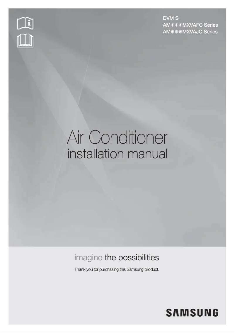 First page image of the manual for AM140MXVAFCAAZ