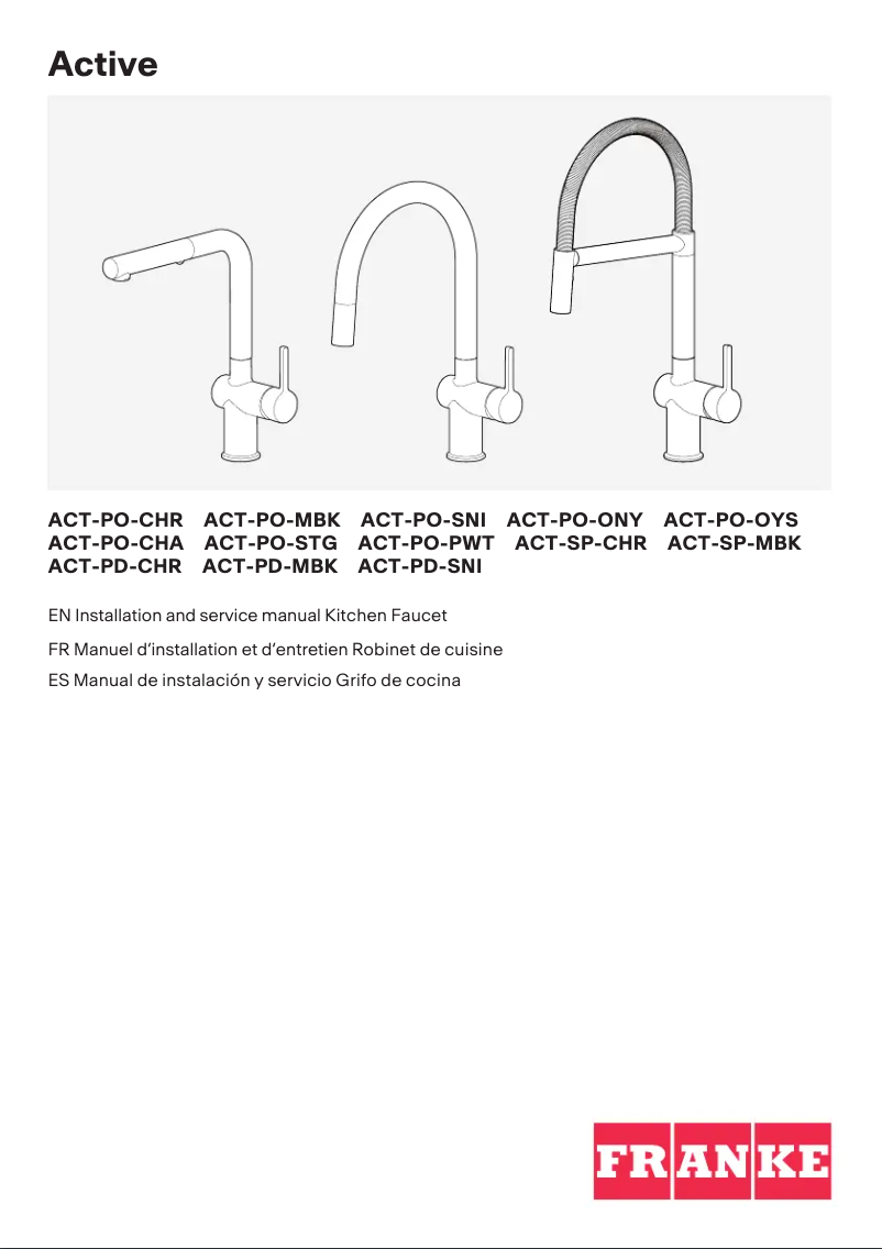 Image de la première page du manuel de l'appareil ACT-PD-CHR