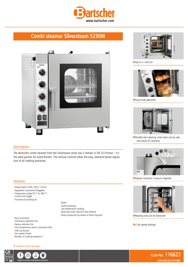 First page image of the manual for 116622