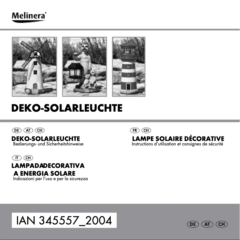 First page image of the manual for IAN 332884