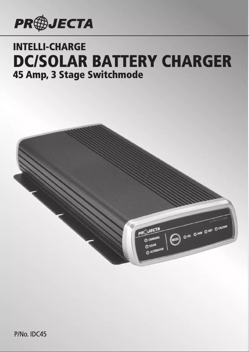 First page image of the manual for IDC45