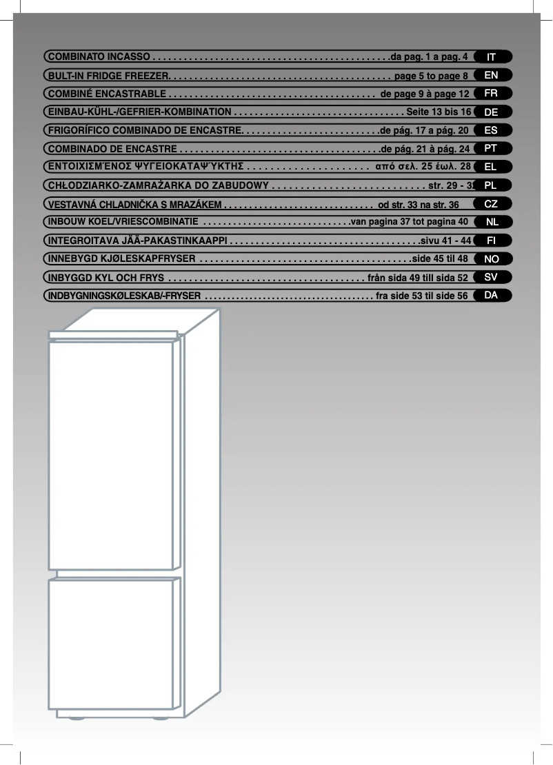 Page 1 of the manual User Manual Rosieres RBC 3181 A