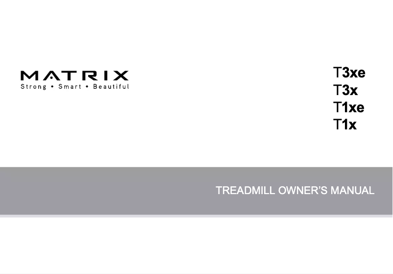 First page image of the manual for T3x