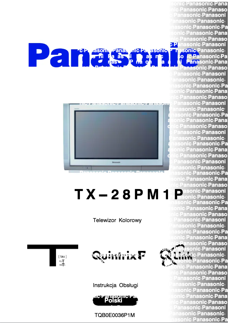 Page 1 of the manual User Manual Panasonic TX-28PM1P