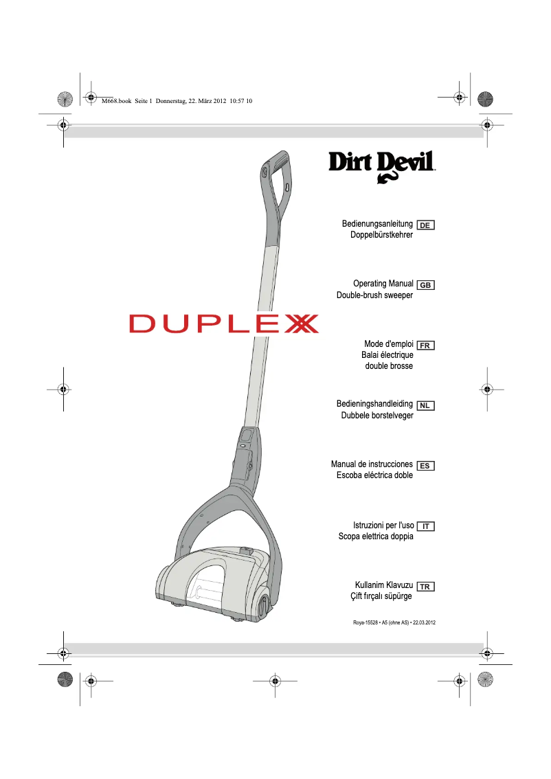 First page image of the manual for M668 Duplex