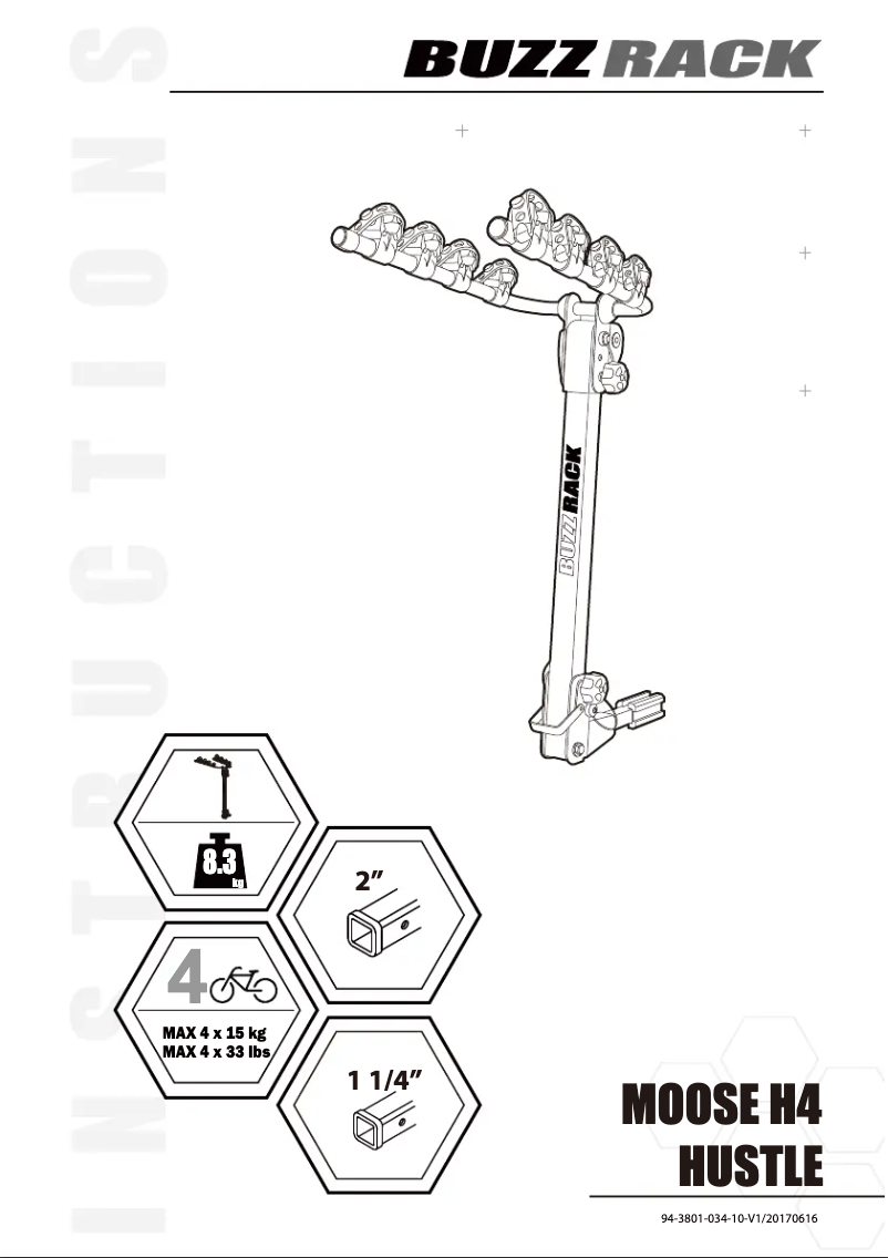First page image of the manual for Moose H4