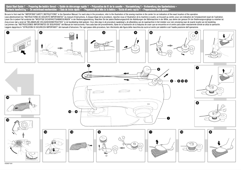 First page image of the manual for BM-3500