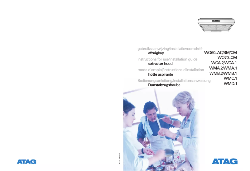 First page image of the manual for WO60