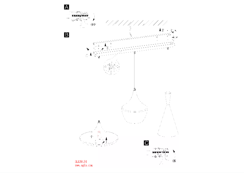 Page 1 of the manual User Manual Eglo Marazio