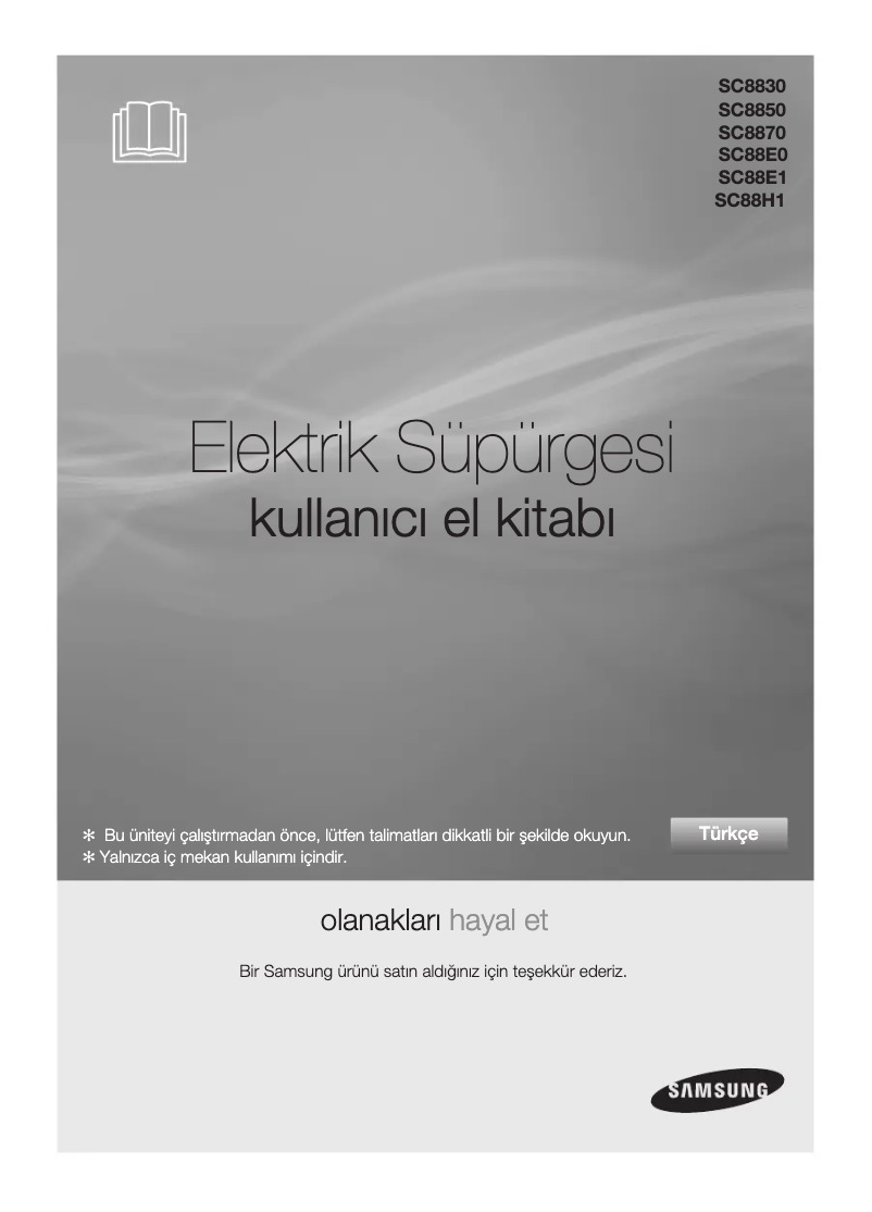 First page image of the manual for SC8870