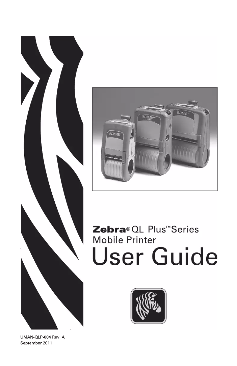 First page image of the manual for QL 420 Plus