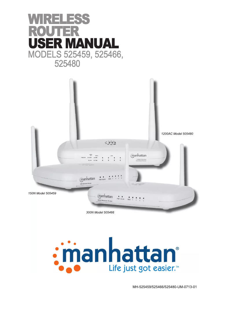 First page image of the manual for 150N