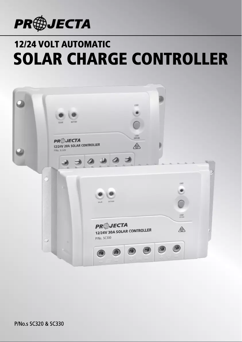 First page image of the manual for SC320D