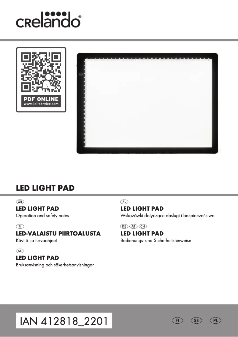 First page image of the manual for HG09554