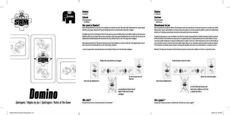 Page 1 of the manual User Manual Jumbo Dominoes