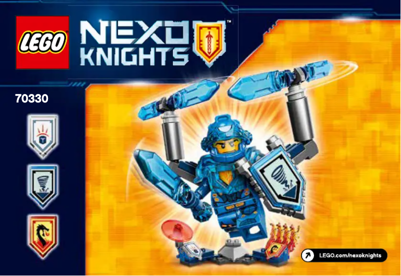 First page image of the manual for Nexo Knights 70330