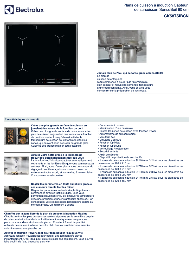First page image of the manual for GK58TSIBCN