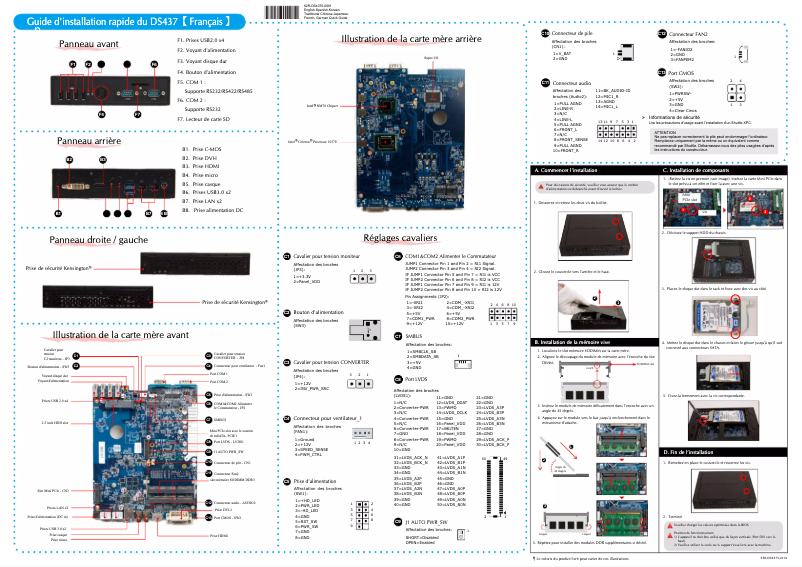 First page image of the manual for D 4370XA
