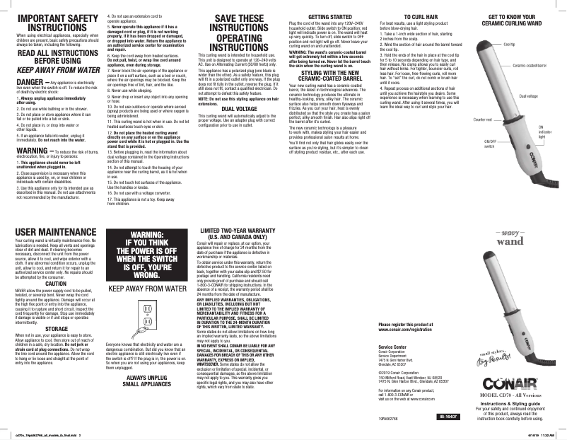 First page image of the manual for CD70N