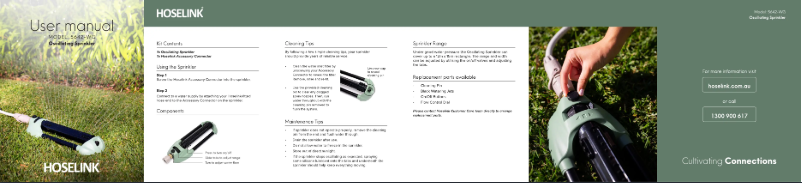 First page image of the manual for 5642-WG