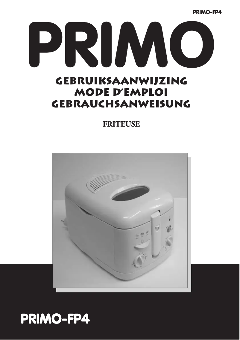 First page image of the manual for FP4