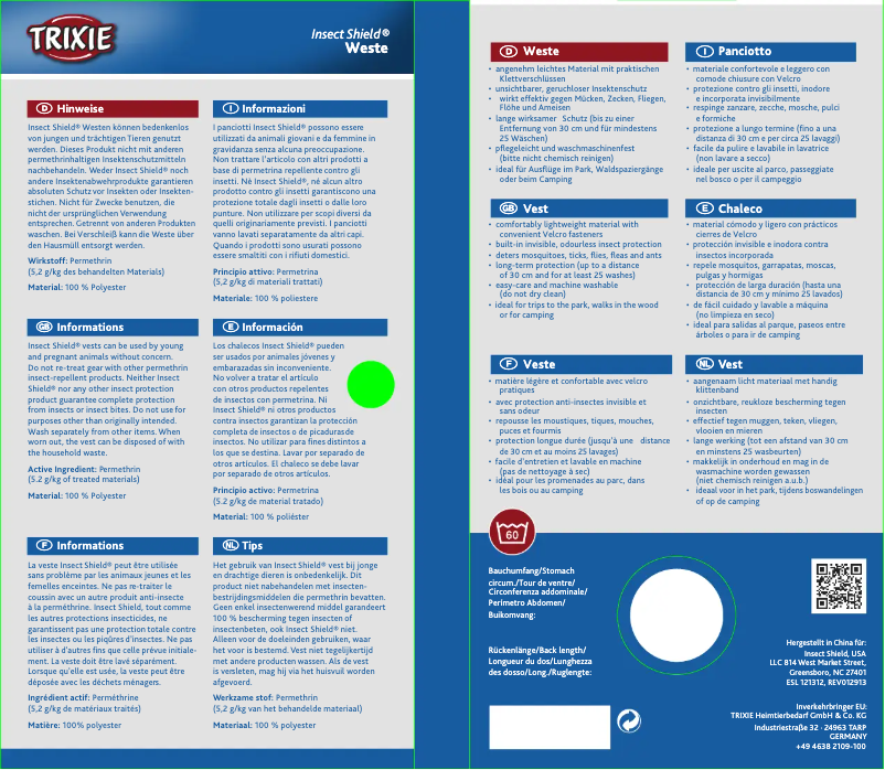 Page 1 of the manual User Manual Trixie 30400