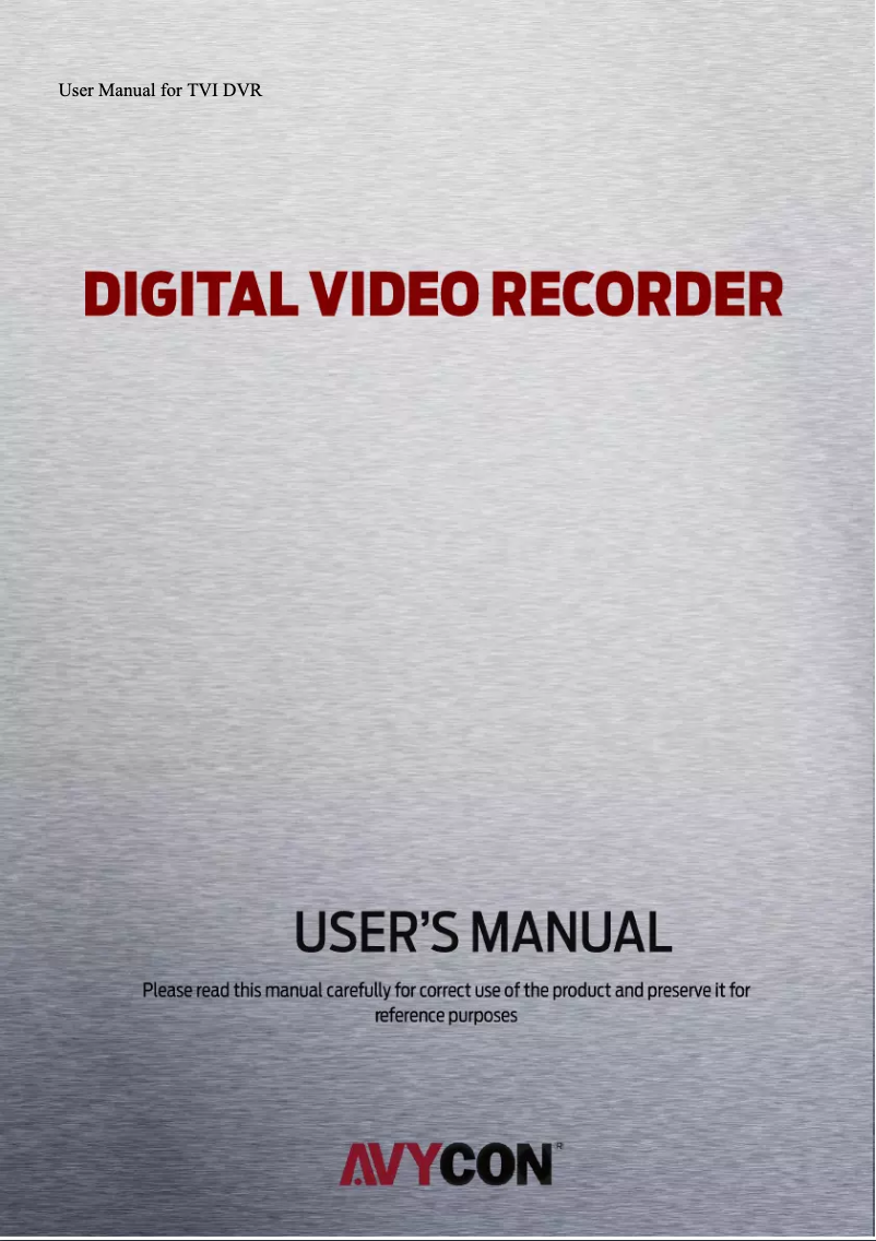 First page image of the manual for AVR-T932C
