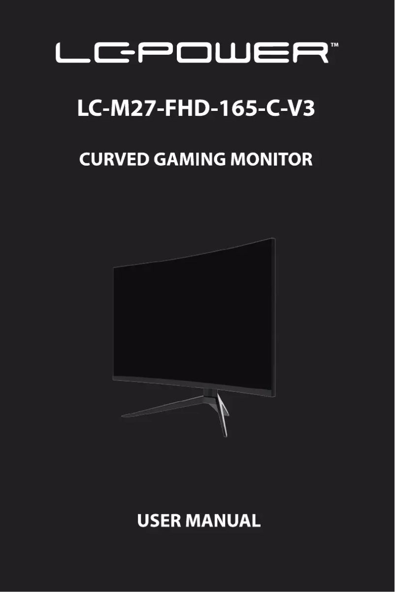 Page 1 of the manual User Manual LC-Power LC-M27-FHD-165-C-V3
