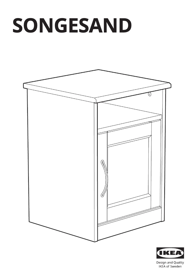 First page image of the manual for SONGESAND 703.674.44