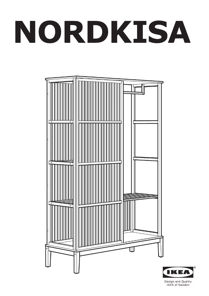 Page 1 of the manual Instructions / Assembly Ikea NORDKISA