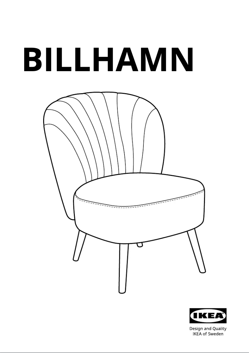 Page 1 of the manual User Manual Ikea BILLHAMN 605.444.47