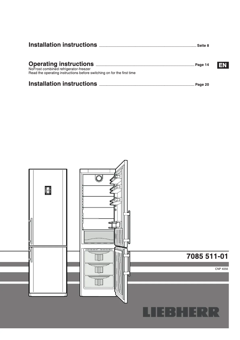 First page image of the manual for CNP 4056 Premium