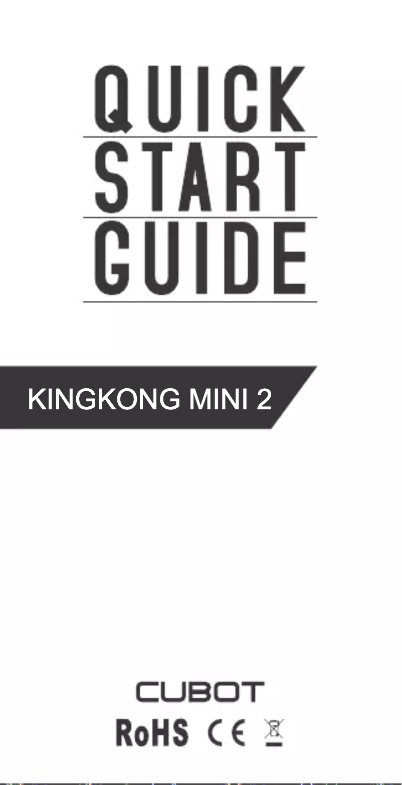 First page image of the manual for King Kong Mini 2