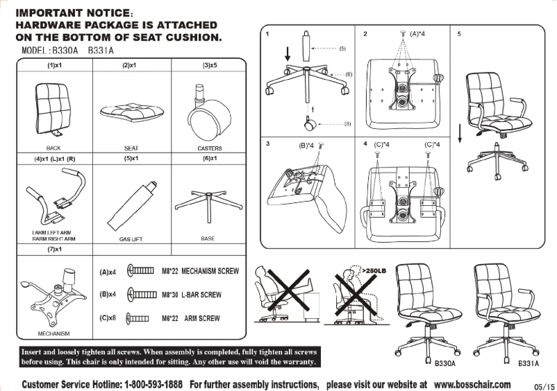 Page 1 of the manual User Manual Boss B331A