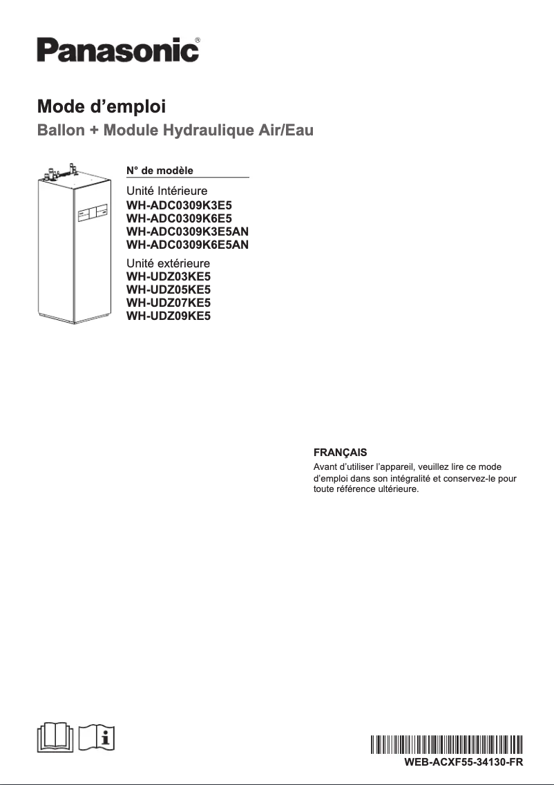 First page image of the manual for WH-ADC0309K6E5