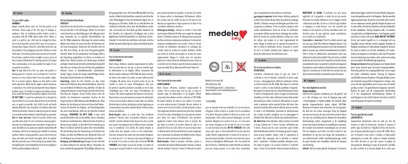 Page 1 de la notice Manuel utilisateur Medela DAY & NIGHT dummy