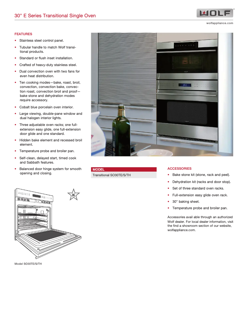 First page image of the manual for SO30TE