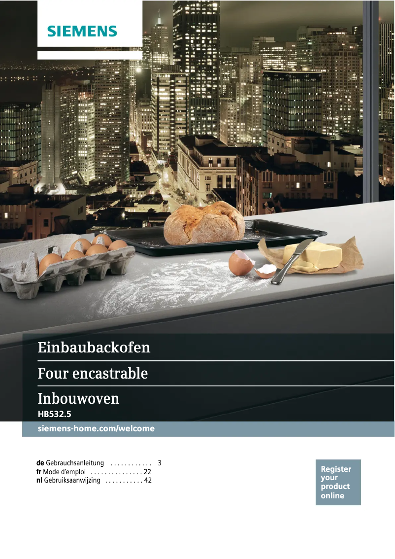 First page image of the manual for HB532E5