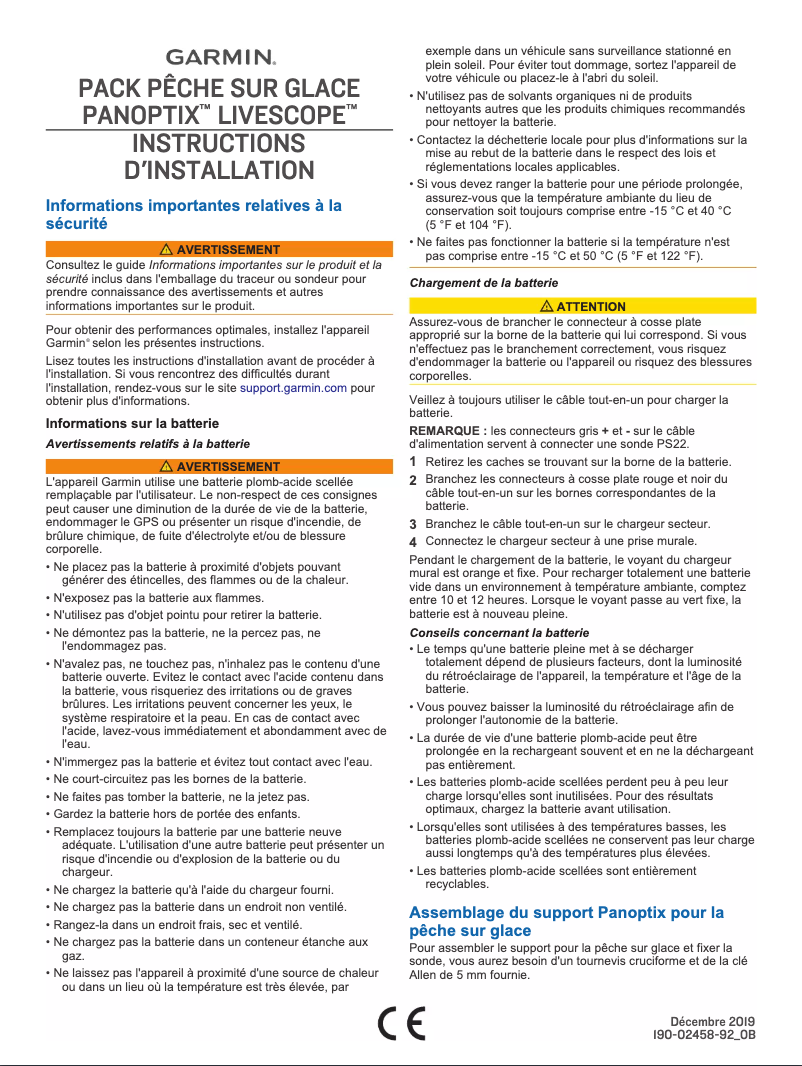 First page image of the manual for Panoptix LiveScope