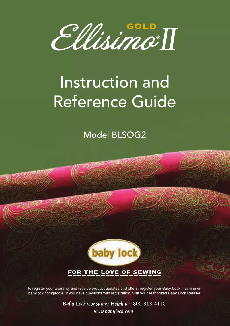 First page image of the manual for BLSOG2 Ellisimo Gold II