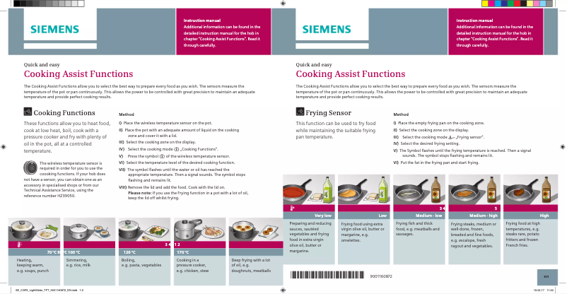 First page image of the manual for EX975KXW1E