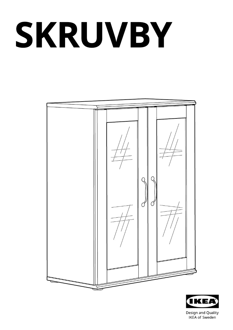 First page image of the manual for SKRUVBY 205.088.42