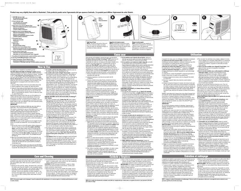 Page 1 of the manual User Manual Black & Decker BDCH100