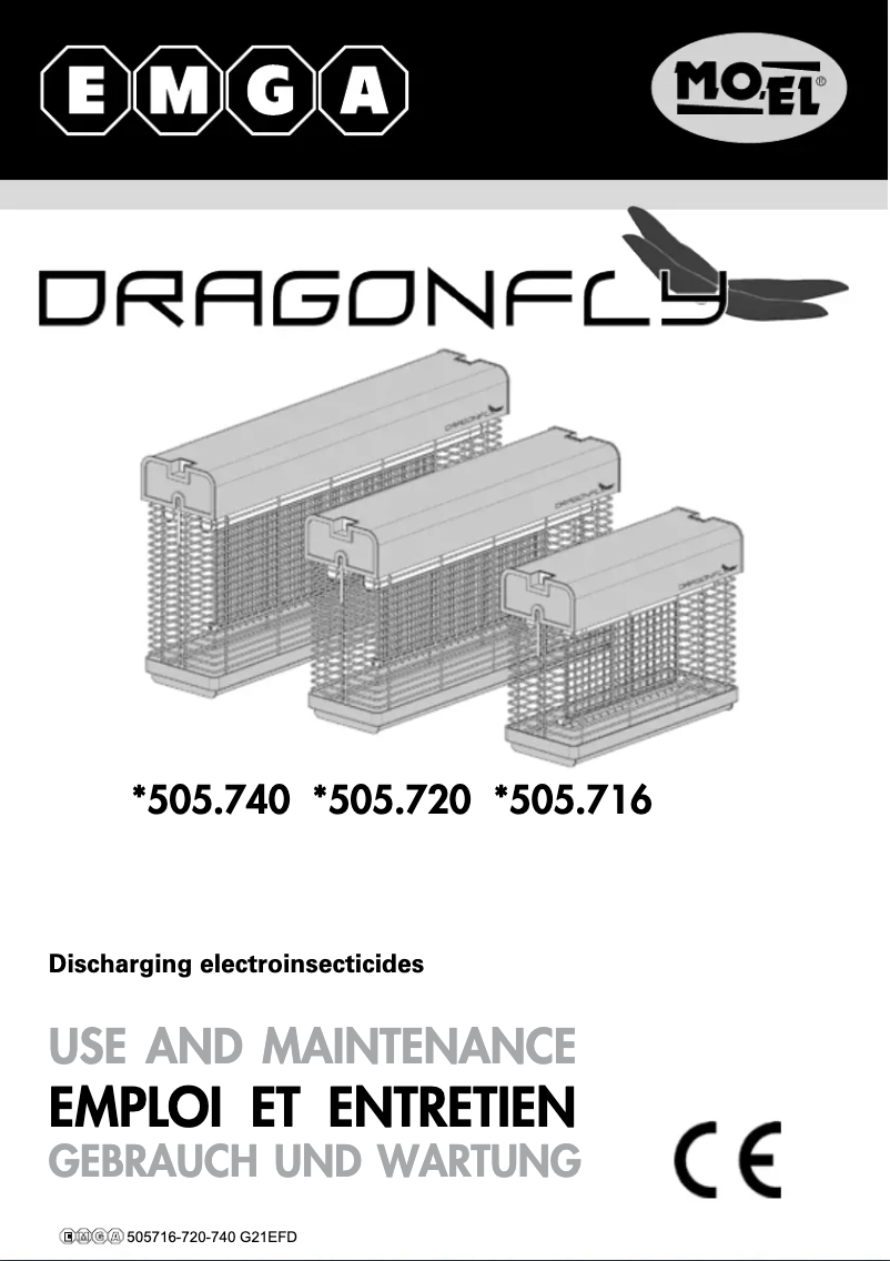 Page 1 de la notice Manuel utilisateur MO-EL DragonFly 505740