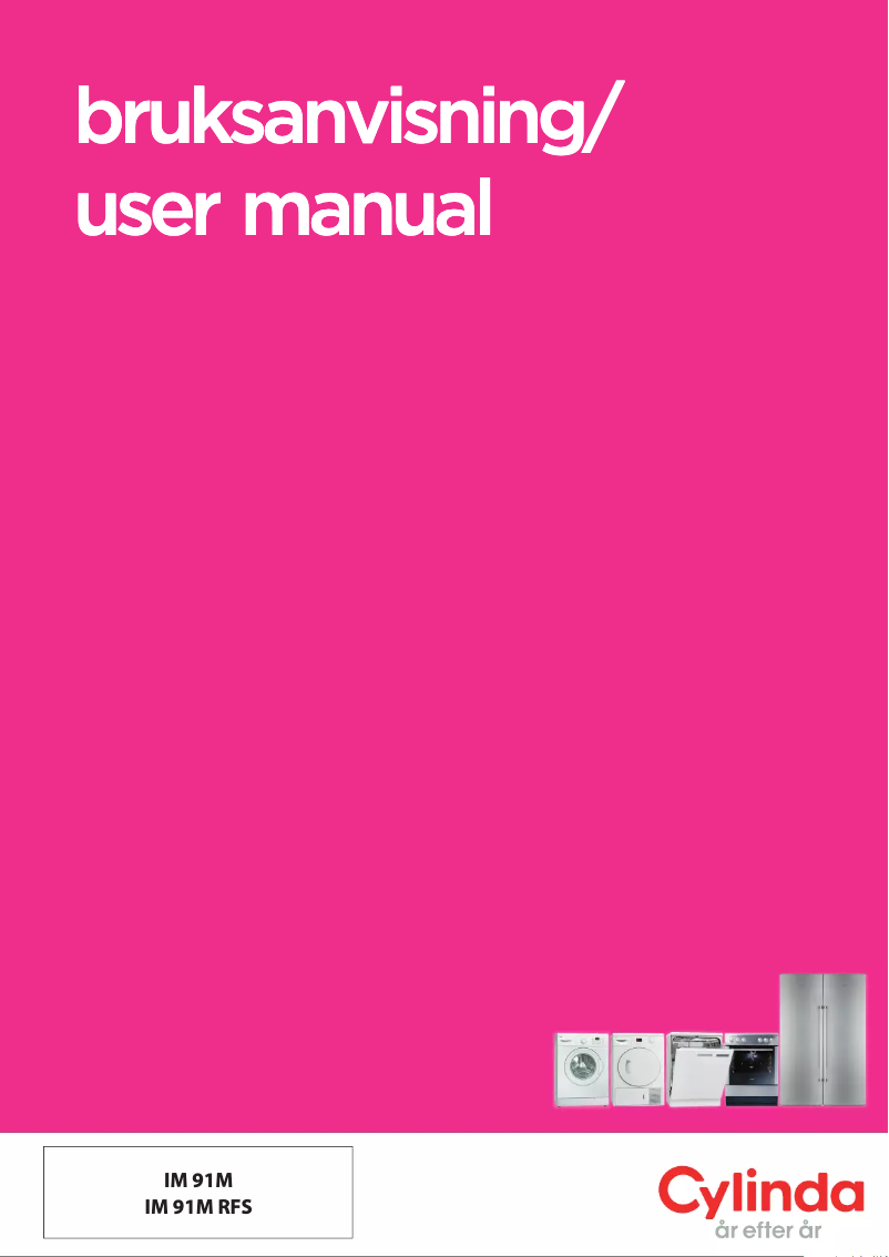 Page 1 of the manual User Manual Cylinda IM 91M