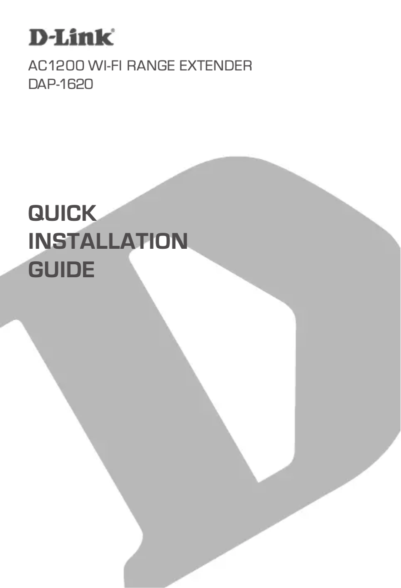 Page 1 of the manual User Manual D-Link DAP-1620